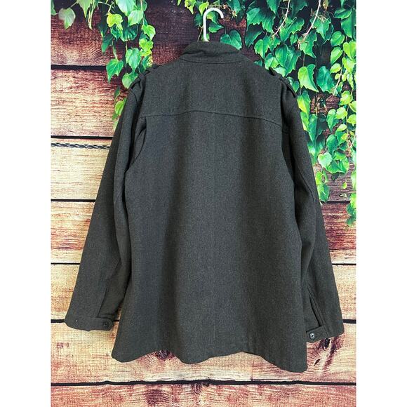 Old Navy Carhartt Style Chore Barn Jacket Full Zip Grey Outdoors Men's XXL 2XL - Picture 7 of 7